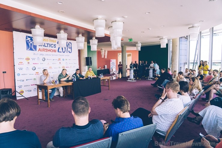 Tukumā rīko aviošova «Wings Over Baltics Airshow 2019» preses konferenci. Šovs norisināsies Lidostā Tukumā rīko aviošova «Wings Over Baltics Airshow 2019» preses konferenci. Šovs norisināsies Lidostā