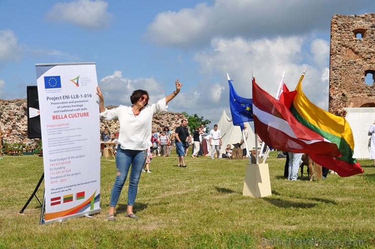 Ludzas pilskalnā notika kultūrvēstures festivāls Ludzas pilskalnā notika kultūrvēstures festivāls
