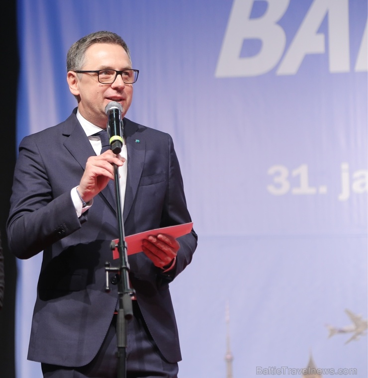 Sveicam «GADA CILVĒKS TŪRISMĀ 2019» laureātus tūrisma izstādē «Balttour 2020». Foto: Rojs Maizītis 275824