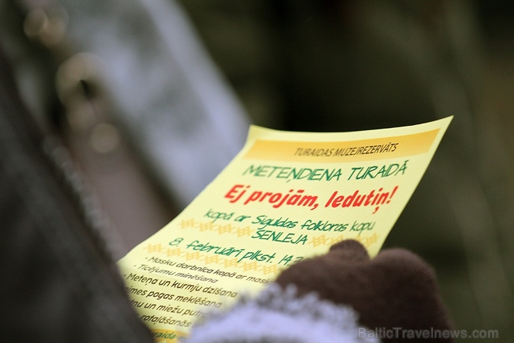 Turaidas muzejrezervātā lustīgi svin latviešu gadskārtu svētkus – Meteņus, iezīmējot zemnieku jaunā gada sākumu un simboliski metot gadskārtu metus uz 277081