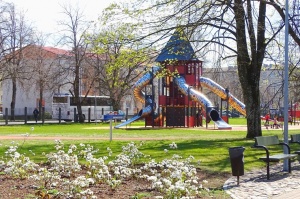 Ventspils ietērpta neskaitāmos pavasara ziedos 50