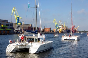 Ventspilī uz «Gulf of Riga Regatta 2020» buru parādi ierodas vairāk nekā 50 jahtas 45