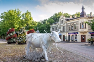 Ventspilī košos ziedos rotājas ikkatra pilsētas iela 1