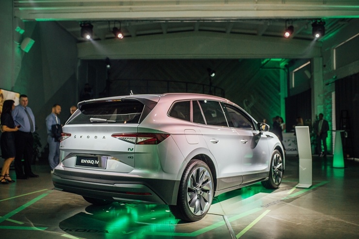 Rīgā tikai dažas dienas prezentē jauno un elektrisko ŠKODA ENYAQ iV 291287