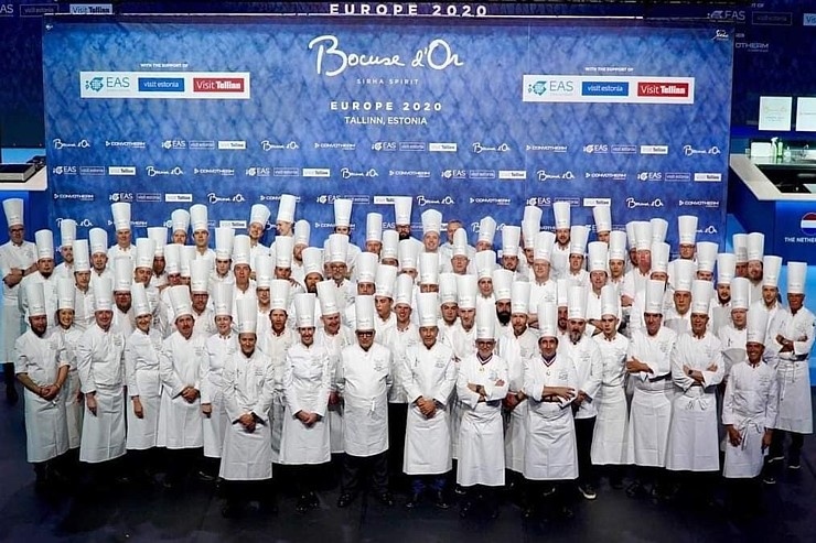 Latvijas pavāra Dināra Zvidriņa dalība Tallinas pavāru konkursā «Bocuse dor Europe 2020». Foto: bocusedor.com Latvijas pavāra Dināra Zvidriņa dalība Tallinas pavāru konkursā «Bocuse dor Europe 2020». Foto: bocusedor.com 292866