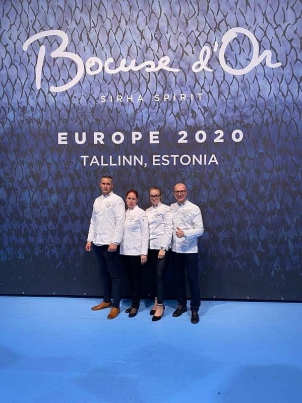 Latvijas pavāra Dināra Zvidriņa dalība Tallinas pavāru konkursā «Bocuse dor Europe 2020». Foto: bocusedor.com Latvijas pavāra Dināra Zvidriņa dalība Tallinas pavāru konkursā «Bocuse dor Europe 2020». Foto: bocusedor.com 292867