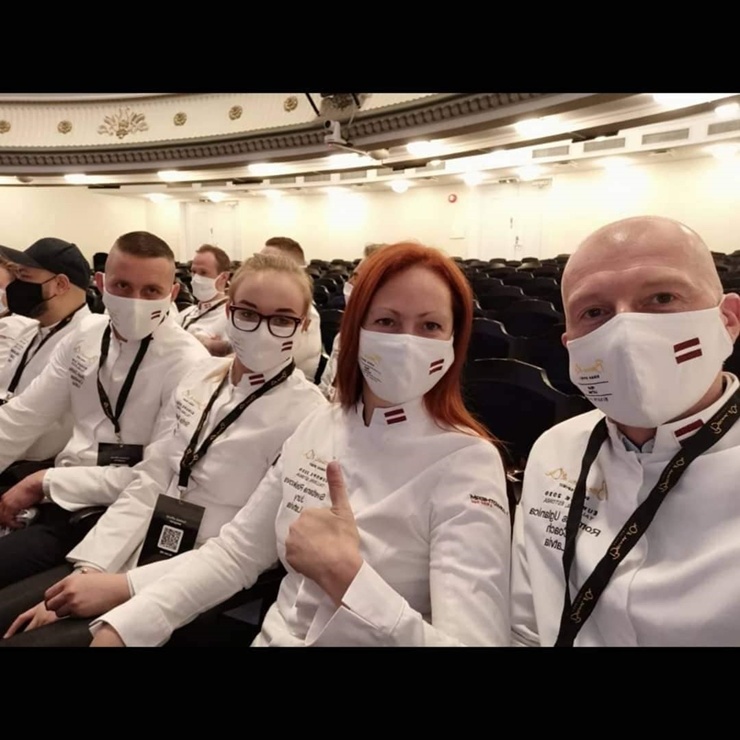 Latvijas pavāra Dināra Zvidriņa dalība Tallinas pavāru konkursā «Bocuse dor Europe 2020». Foto: bocusedor.com Latvijas pavāra Dināra Zvidriņa dalība Tallinas pavāru konkursā «Bocuse dor Europe 2020». Foto: bocusedor.com 292869