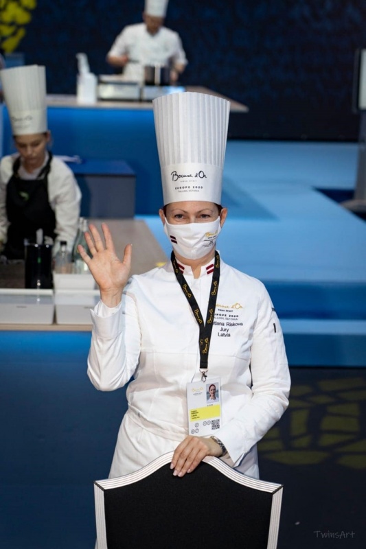 Latvijas pavāra Dināra Zvidriņa dalība Tallinas pavāru konkursā «Bocuse dor Europe 2020». Foto: bocusedor.com Latvijas pavāra Dināra Zvidriņa dalība Tallinas pavāru konkursā «Bocuse dor Europe 2020». Foto: bocusedor.com 292873