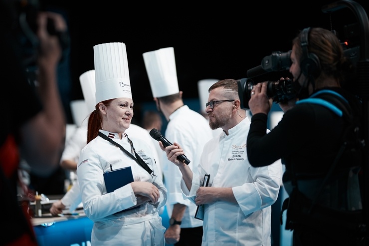 Latvijas pavāra Dināra Zvidriņa dalība Tallinas pavāru konkursā «Bocuse dor Europe 2020». Foto: bocusedor.com Latvijas pavāra Dināra Zvidriņa dalība Tallinas pavāru konkursā «Bocuse dor Europe 2020». Foto: bocusedor.com 292886