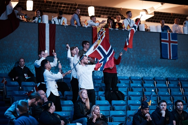 Latvijas pavāra Dināra Zvidriņa dalība Tallinas pavāru konkursā «Bocuse dor Europe 2020». Foto: bocusedor.com Latvijas pavāra Dināra Zvidriņa dalība Tallinas pavāru konkursā «Bocuse dor Europe 2020». Foto: bocusedor.com 292936