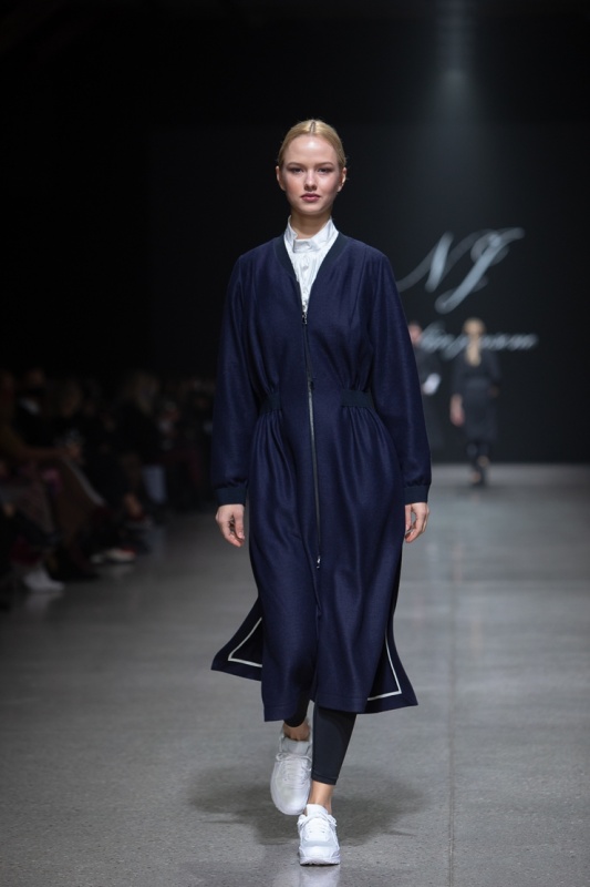 Rīgas modes nedēļa «Riga Fashion Week» piedāvā jauniešu apģērbu kolekciju NATALIJA JANSONE. Foto: Mark Litvyakov Rīgas modes nedēļa «Riga Fashion Week» piedāvā jauniešu apģērbu kolekciju NATALIJA JANSONE. Foto: Mark Litvyakov 293489