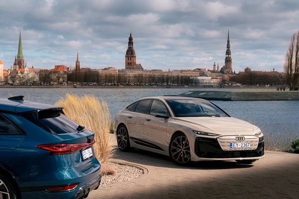 Ekstravagantais un dinamiskais Audi A6 Sportback e-tron Latvijā