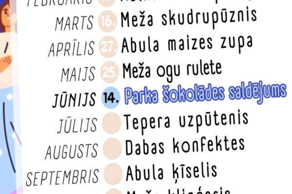Smiltenes novada TIC aicina uz pārgājienu «Parka šokolādes saldējums»