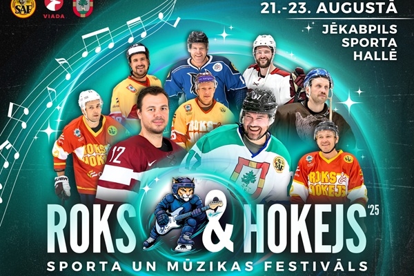 Jēkabpilī rībēs «Roks & hokejs 2025»