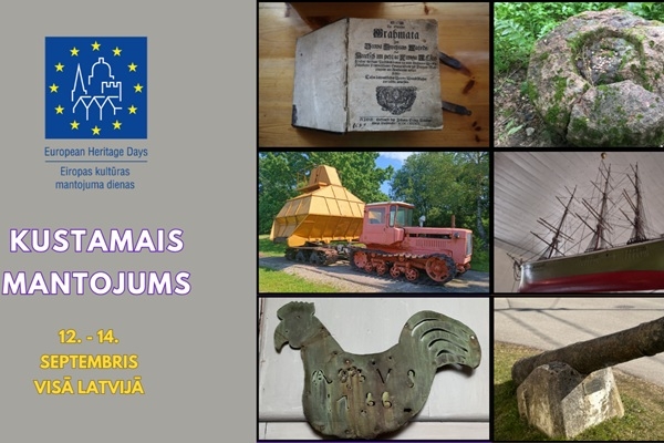 Aicina ieplānot Eiropas kultūras mantojuma dienu pasākumu apmeklējumu