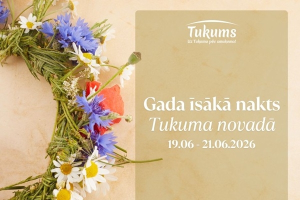 Saulgriežu maģija Tukuma novadā: piedzīvo gada īsāko nakti tur, kur satiekas tradīcijas
