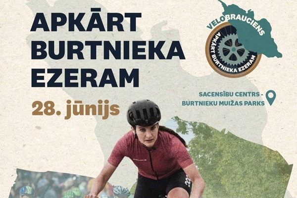 Velobrauciens «Apkārt Burtnieka ezeram» aicina veloentuziastus