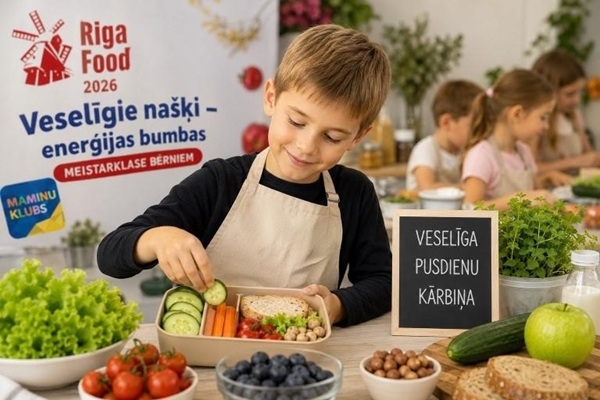 Mazie pavāri mācīsies gatavot un ēst veselīgāk izstādē «Riga Food 2026»