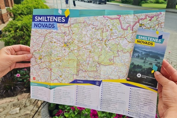 Smiltenes novada tūrisma karte – tagad arī kabatas formātā