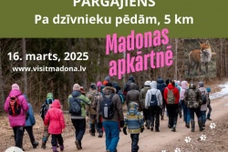 Atpūtas un ceļojumu piedāvājumi 05.03.2025 - 15.03.2025 Pa dzīvnieku pēdām pie Vadzola ezera Madonas TIC