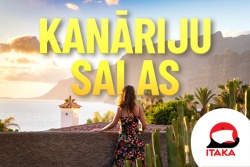 Kanāriju salas!Cena sākot no 589 eur! Itaka Latvia