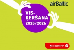 Aviobiļešu izpārdošana 2025/2026 SKY24.LV