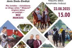 Atpūtas un ceļojumu piedāvājumi 21.08.2025 - 27.08.2025 Zirgu un dabas izrāde "Kumeļu rotaļas" Krāslavas TIC