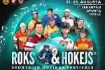 Jēkabpilī rībēs «Roks & hokejs 2025»