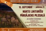 Nakts lukturīšu pārgājiens Jelgavas Pilssalā