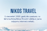 Latvijas tūrisma firma «Nikos Travel» atklāj jaunu ceļojumu interneta veikalu